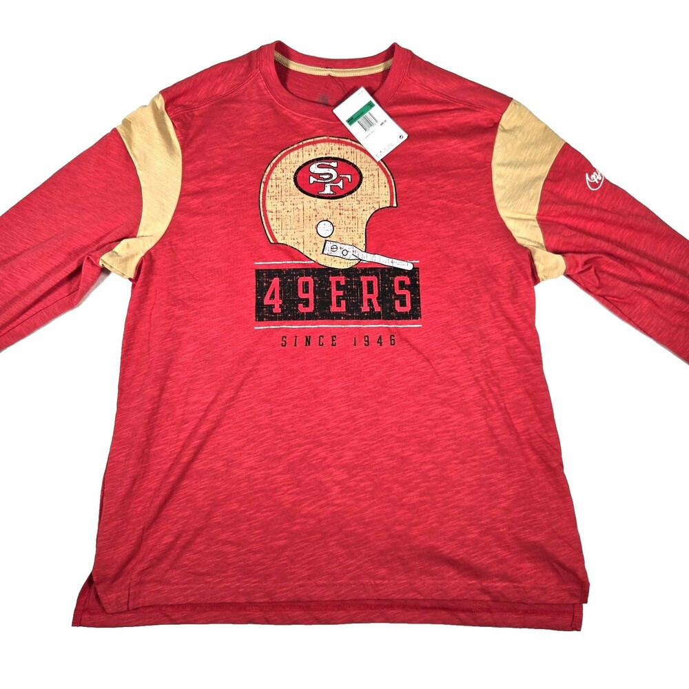 Nike San Francisco 49ers NFL Long Sleeve Red Men's XL New